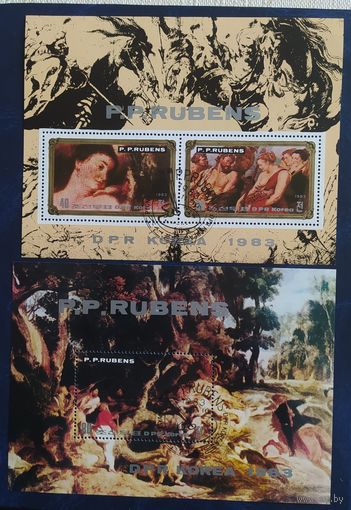 КНДР 1983 живопись Рубенс 2бл.