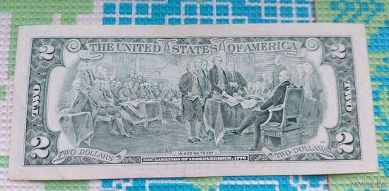 США 2 доллара 2003 года. Штат Иллинойс. Чикаго. Сторгуй за свою цену, предложи обмен! S15