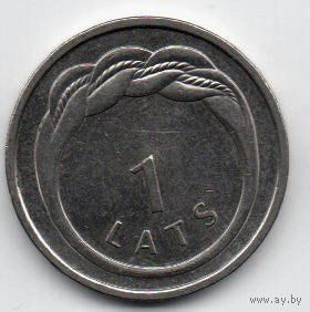 ЛАТВИЙСКАЯ РЕСПУБЛИКА. 1 ЛАТ 2009. КОЛЬЦО НАМЕЙСА.