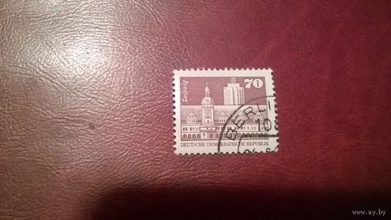 Марка Лейпциг 1973 год ГДР