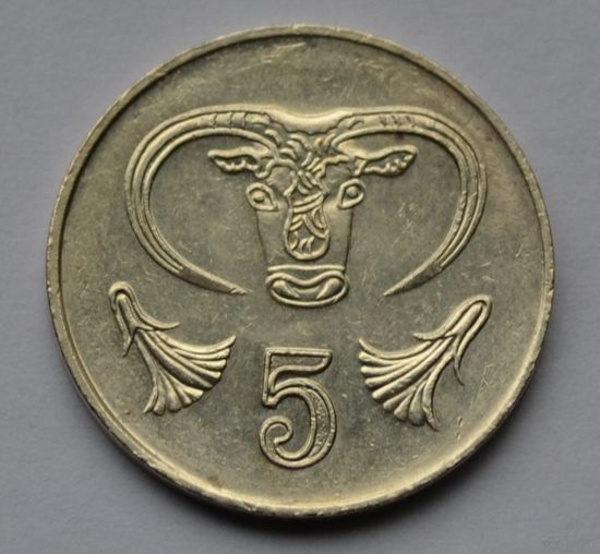 Кипр, 5 центов 2001 г.