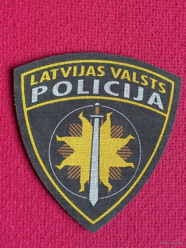 Шеврон Полиция Латвия