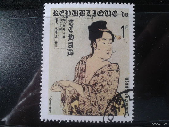 Чад, 1970. Японская живопись