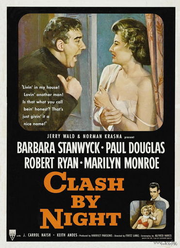 Стычка в ночи / Clash By Night ( DVD5)(Барбара Стэнвик,Пол Дуглас,Мэрилин Монро)