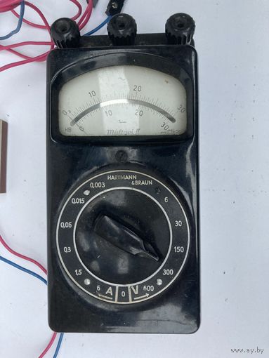Multavi II Мультиметр (рабочий)Германия Gartmann Braun примерно 40-60гг