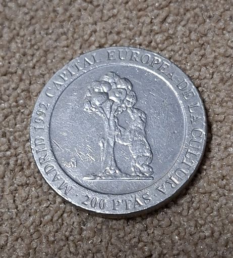 Испания 200 песет, 1992 Мадрид – культурная столица Европы