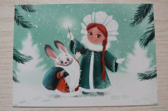 Баишева Наталья; Новый год, Снегурочка; 2023, чистая.