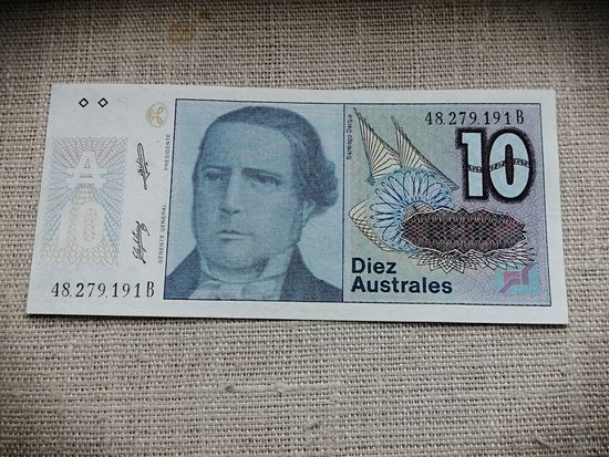 10 australes 1985