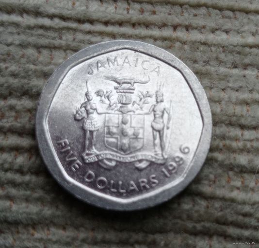 Werty71 Ямайка 5 долларов 1996