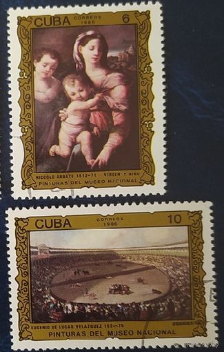 Куба 1986 Живопись, Национальный музей. 2 из 6