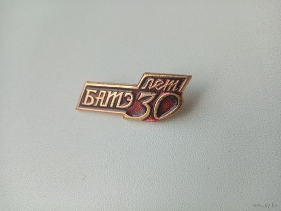 ЗНАК БАТЭ 30 ЛЕТ (30)