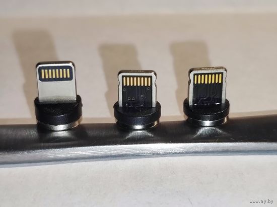 Магнитные головки зарядки Lightning 8Pin, Micro USB