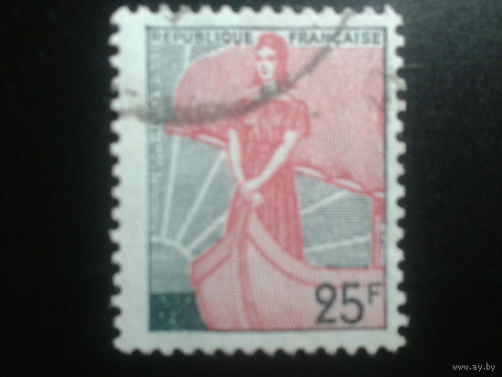 Франция 1959 Марианна в лодке