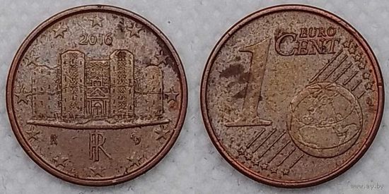 1 евроцент Италия 2016г