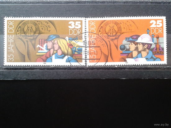 ГДР 1984 35 лет ГДР, герб