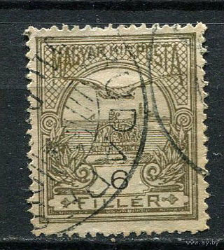 Венгрия - 1913 - Турул и Корона 6f - [Mi.113X] - 1 марка. Гашеная.  (Лот 32DP)