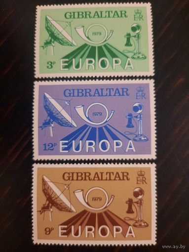 Гибралтар 1979. Europa CEPT. Всемирный почтовый союз 100 лет