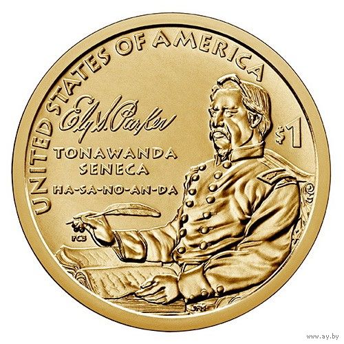 США 1 доллар, 2022 P Эли Сэмюэл Паркер UNC