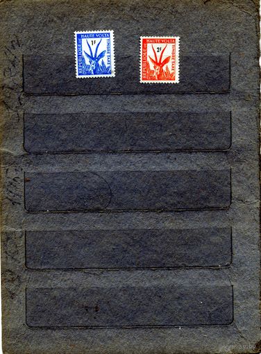 БУРКИНО-ФАСО (В.Вольта), 1962,  стандарт, 2м ФАУНА, ** чист