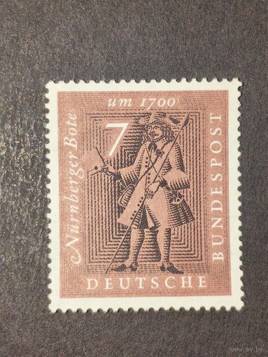 Германия 1961. Нюрнбергский почтовый курьер. Полная серия