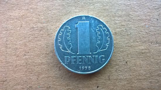 ГДР 1 пфенниг, 1975г. (Б-2)