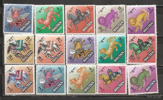 ФФ5 Бутан 1968 Мифологические животные
