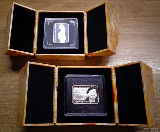 Оригинальный футляр на 1 серебряную монету НБРБ ВОЗМОЖЕН ОБМЕН