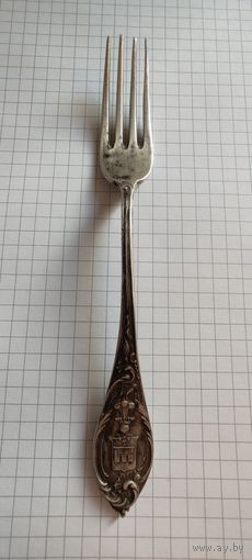Серебряная шляхетская вилка. Герб Радван