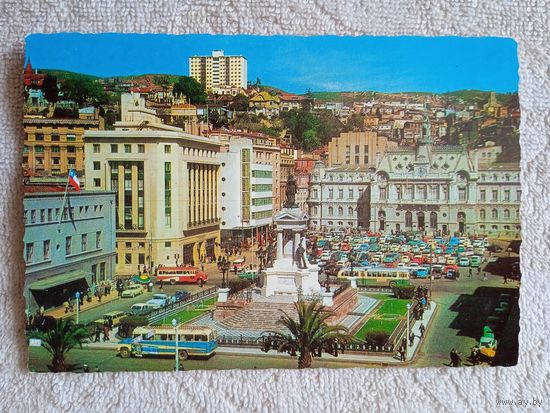 Чили, Вальпараисо. Памятник героям площади Сотомайор