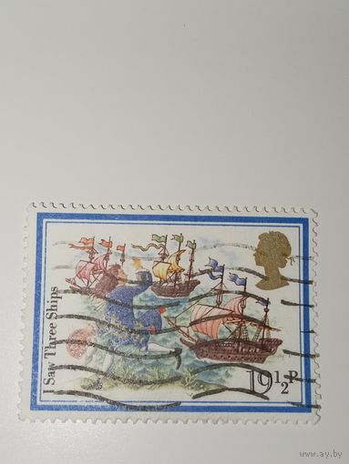 Великобритания 1982 Рождество, парусные суда, библейские сюжеты.