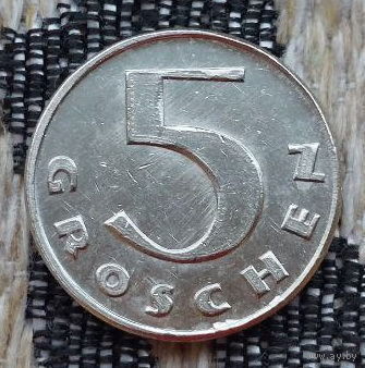 Австрия 5 грошей 1937 года, UNС. Предложи свою цену или обмен!