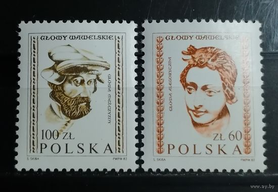 Польша 1982 Головы из Вавеля