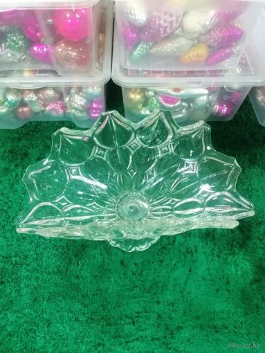 Ваза большая, Конфетница, стекло