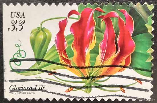 США 1999. Флора. Цветы. Gloriosa Lily