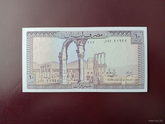 Ливан 10 ливров 1986 UNC