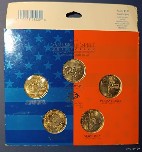США. Комплект квотеров 1999г.