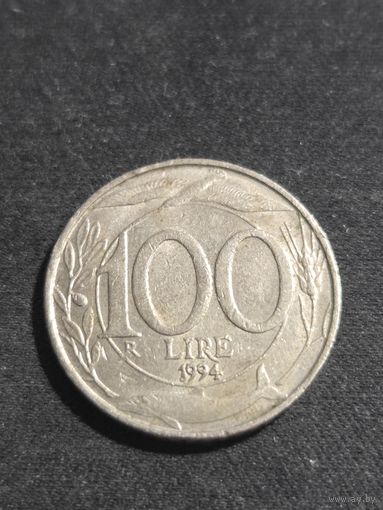 Италия 100 лир 1994
