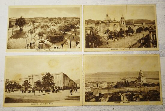 Мессина. Италия, 1920-е. Чистые, одним лотом.