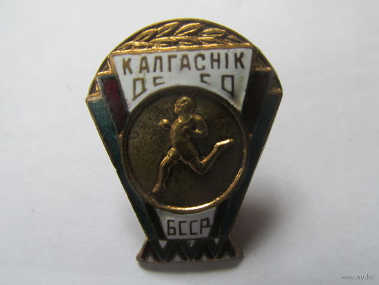 ЗНАЧОК КАЛГАСНИК ДССО БССР.