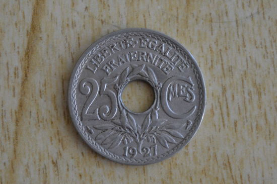 Франция 25 сантимов 1927