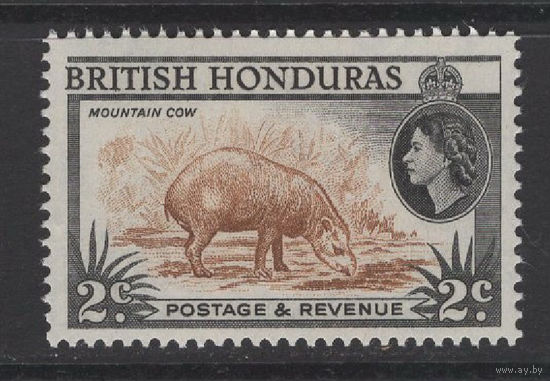 Британский Гондурас / British Honduras 1953** Горная корова (SG#180)