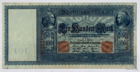 100 марок 1910