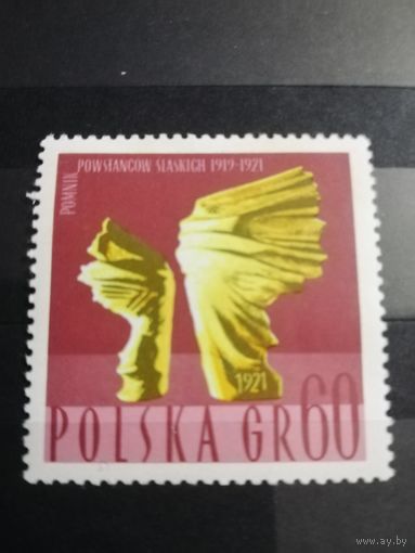 Польша 1976 памятник селезким повстанцем