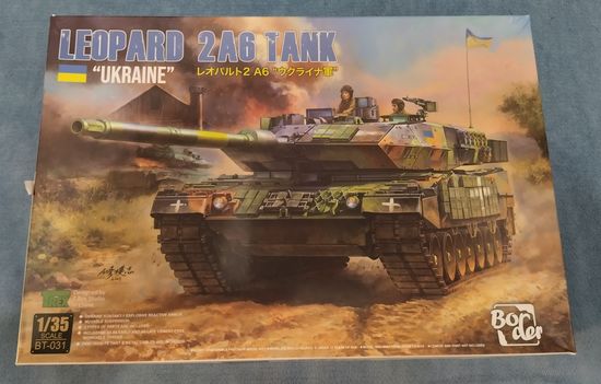 Сборная модель Leopard 2a6 Border model BT-031.