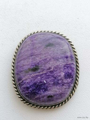 Брошь, натуральный камень, лот 2, торги с Рубля