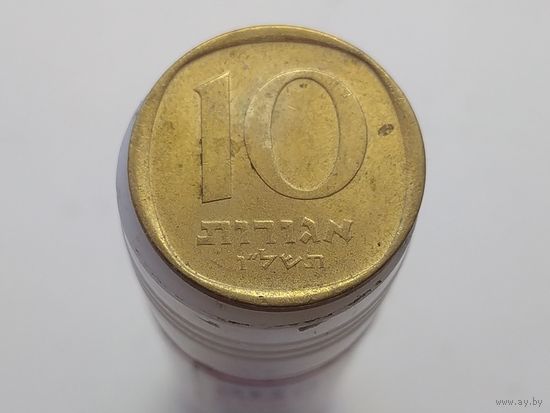 10 агорот Израиль   1976 год  лот 45