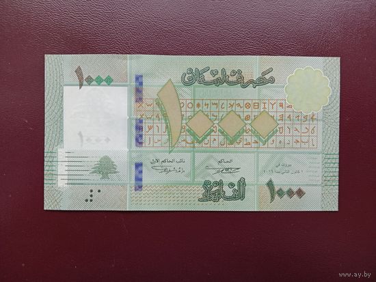 Ливан 1000 ливров 2016 UNC