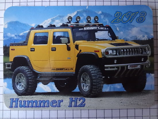 Календарик 2013 г. Hummer H2.