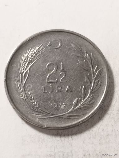 Турция 2,5 лиры 1977