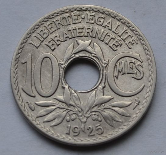 Франция, 10 сантимов 1925 г.